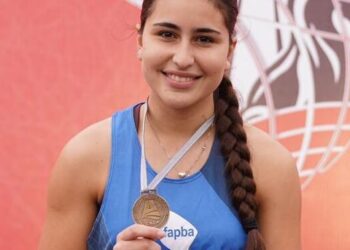 Rosario Coronel, de la Escuela Municipal, se consagró en el Nacional de atletismo