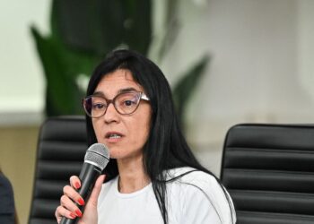 Andrea Cáceres presentó el Observatorio Social de Niñez y Adolescencia