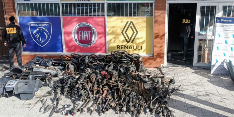 La DDI realizó un allanamiento en un comercio dedicado a la venta de autopartes