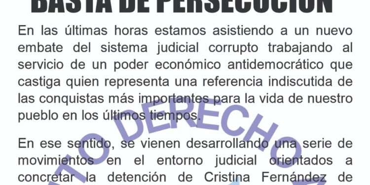 Basta de Persecución