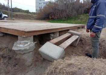 Vandalismo en Quequén: se analizan cámaras de seguridad para identificar a los autores. Y la policía?