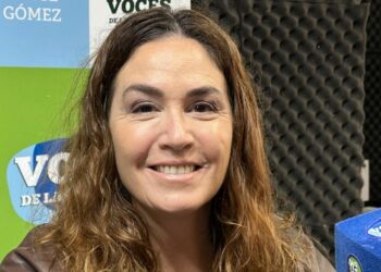 Jimena López, Presidenta del Consorcio de gestión de Puerto Quequén, desde Perú.