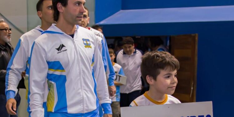 Joseba Bilbao, árbitro en el Mundial Sub 23 de Pelota Paleta en Venado Tuerto
