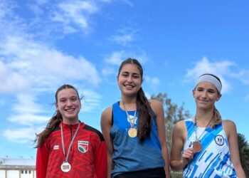 Rosario Coronel, campeona nacional U20 en salto triple