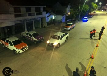 Controles vehiculares en accesos y avenidas durante el fin de semana largo