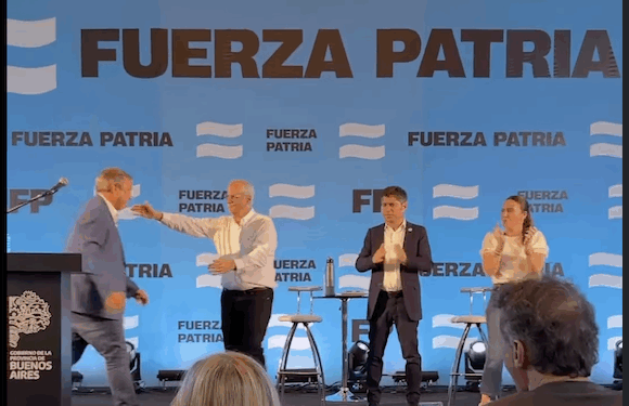 Kicillof cerró la campaña con Massa, Taiana y la necochense Jimena López