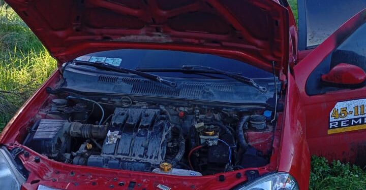 Inseguridad en Quequén: Roban un remises. Fue hallado con varios faltantes