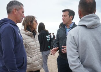 El Intendente presenció los Juegos Deportivos de Playa, que convocaron a 1000 alumnos