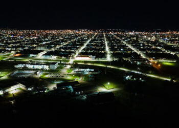 Avance en modernización: más del 40% del alumbrado público del distrito ya es Led