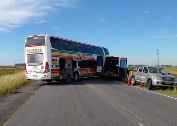 Accidente en la Ruta 3: un mecánico resultó herido