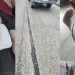 Grave accidente por una grieta en la calle: una pareja cayó de la moto, sufrió fracturas y necesita una cirugía urgente
