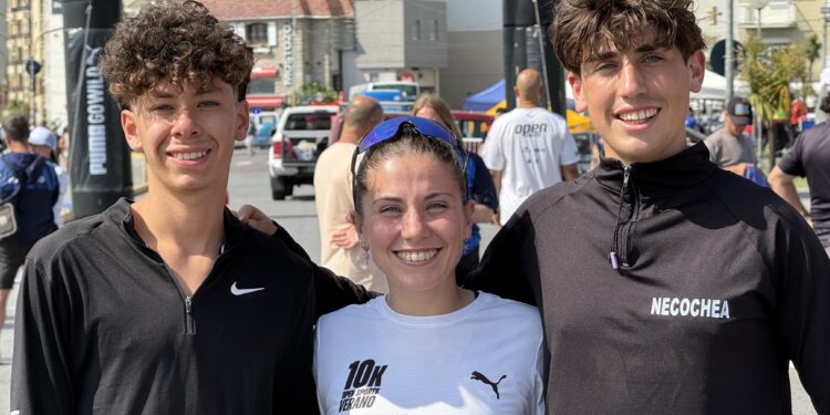 Gran actuación de los atletas de Necochea en los 10K Open Sport de Mar del Plata