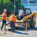 Puerto Quequén refuerza el mantenimiento y la limpieza en Av. Almirante Brown