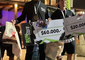 Santibáñez y Martínez, en lo más alto del podio