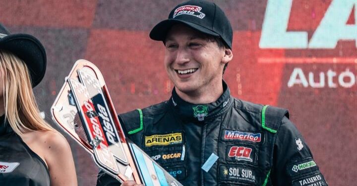 Franco De Benedictis tuvo un debut soñado en Turismo Pista Clase 3: pole position y segundo puesto en la final