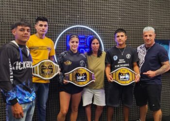 Necochea Fight Club brilló en la gala de Maxi Saravia