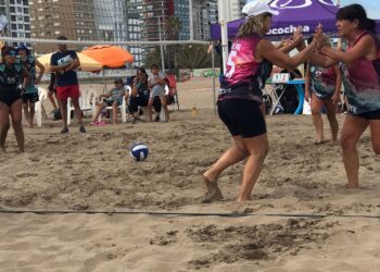 Gran marco en Necochea para el Torneo de Beach Newcom