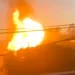 Video: incendio y explosiones en un depósito de garrafas en Merlo: hay heridos y evacuados