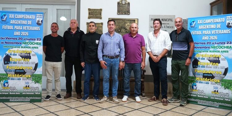 Necochea será sede del Campeonato Argentino de Fútbol para Veteranos por primera vez
