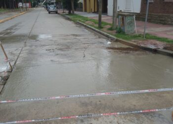 Avanzan obras de hormigón en distintos puntos de Necochea