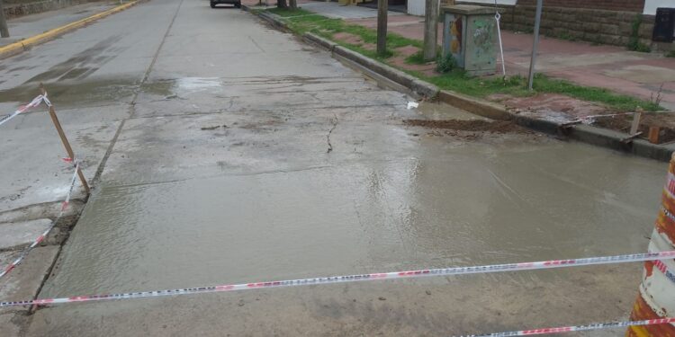 Avanzan obras de hormigón en distintos puntos de Necochea