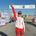 Candela Cerrone ganó la maratón en Malvinas y convirtió su triunfo en un mensaje argentino