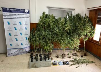 Detienen a un hombre por venta de estupefacientes tras allanamientos en San Cayetano