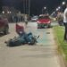 Accidente en 75 y 96: un motociclista fue trasladado al hospital