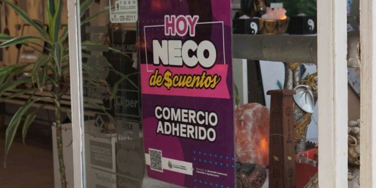 Con más de 220 comercios, vuelve “Neco Descuentos” para impulsar el consumo local