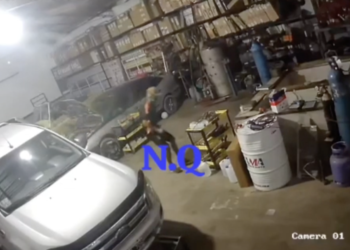 Robo en un taller de radiadores: quedó registrado por cámaras