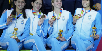 Guadalupe Angiolini y su primer oro en los Juegos Suramericanos