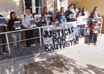 Familiares de Bautista Coronel esperan en el juzgado la elevación a juicio