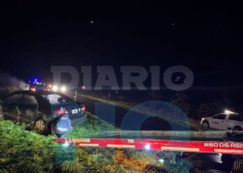 Accidente en Ruta 88: un auto chocó contra la baranda de un puente y el conductor fue hospitalizado
