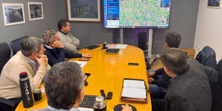 Rojas gestionó obras hidráulicas y asistencia económica por la emergencia hídrica