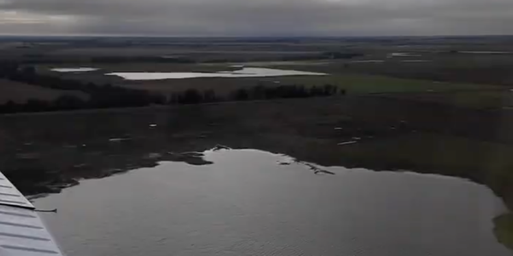 “El agua ya cedió en Santamarina y Energía”: cómo sigue la situación en la zona rural tras el temporal