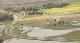 Comenzaron los trabajos para reparar el corte de la Ruta 228 en el kilómetro 53