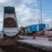 Continúa la reparación integral de las losas de la Av. Almirante Brown
