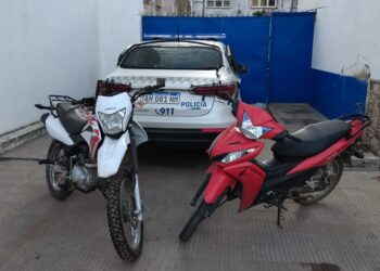 Hallaron dos motos con pedido de secuestro durante una inspección en el predio de Tránsito