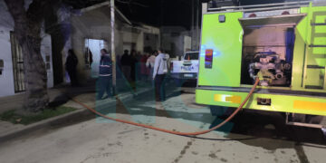 Incendio en una vivienda de Necochea: trabajaron los Bomberos