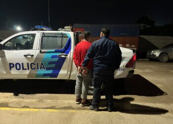Intentó agredir a policías durante un procedimiento y terminó aprehendido