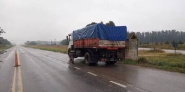San Cayetano intensifica los controles de camiones para proteger rutas y caminos rurales