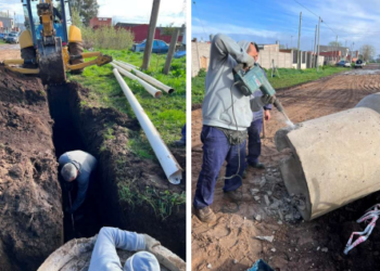 Obras Sanitarias atendió más de 580 reclamos y avanzó con mejoras en las redes de agua y cloacas