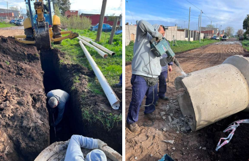 Obras Sanitarias atendió más de 580 reclamos y avanzó con mejoras en las redes de agua y cloacas