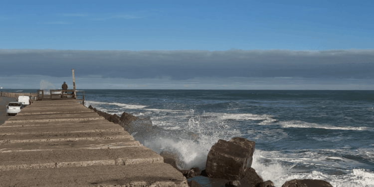 Con frío y cielo nublado, se espera una máxima de 9° en Necochea