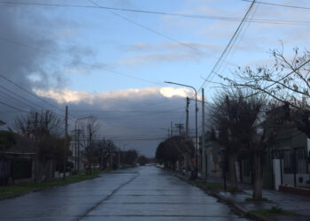 Lluvia, frío y viento para finalizar la semana en Necochea