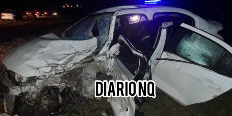 Violento triple choque en la Ruta 88: un taxista quedó atrapado y fue trasladado en grave estado