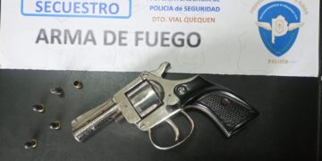 Aprehendieron a un hombre con un revólver durante un control sobre la Ruta 88
