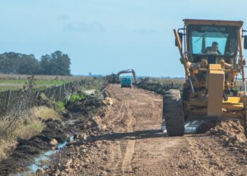 Puerto Quequén profundiza su apoyo al sector productivo con la recuperación de caminos rurales