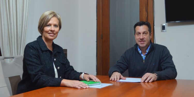 El Intendente recibió a la coordinadora de la UNICEN para analizar el presente y futuro de la sede Quequén