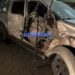 Picadas en Juan N. Fernández: uno de los autos perdió el control y terminó volcando